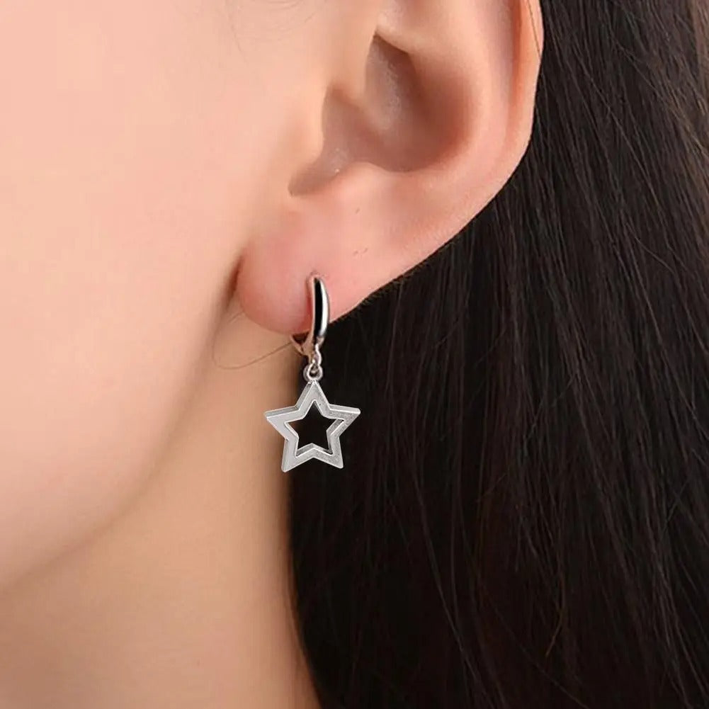 New Creative Mini Star Earrings Fashion Tremella Earrings Gifts For Women Gift Holiday Jewelry Cute Mini Little Star Earrings