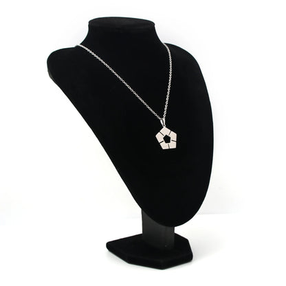 BLUE LOCK Necklace Soccer Sign Stainless Steel Metal Pendant Necklace For Women Men Cosplay Prop Accessories Jewelry Gift