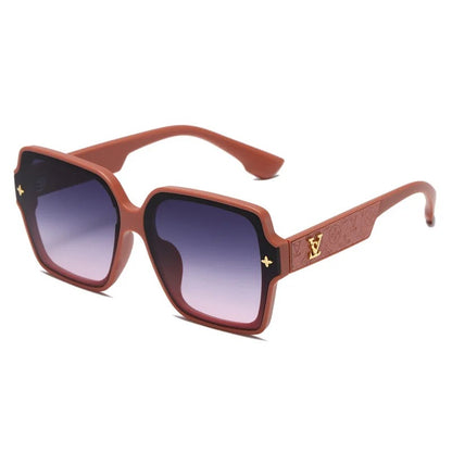Luxury Square Frame Sunglasses for Women UV Protection Glasses