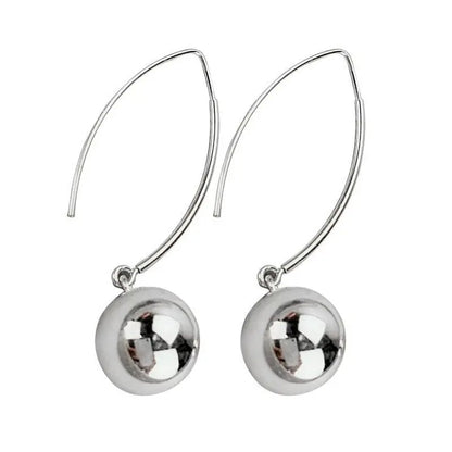 Summer Long Drop Ball Earrings for Women Trendy Party Jewelry