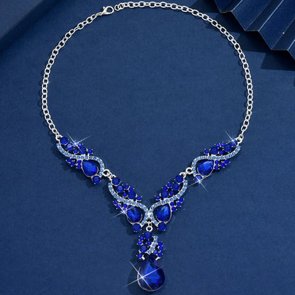 1PC Women's Fashion Trendy Water Drop Pendant Necklace Jewelry Suitable for Date, Party, Festival Gifts