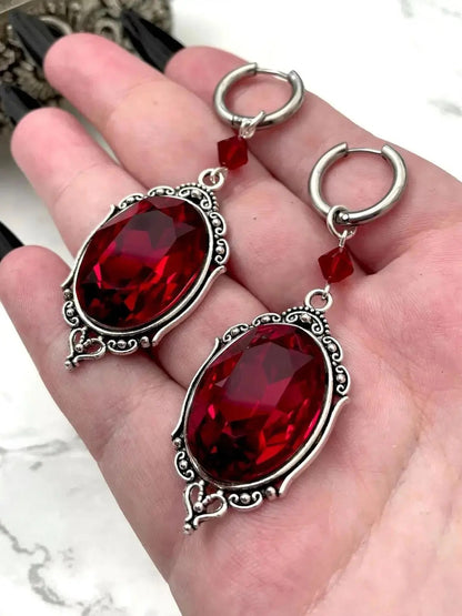 Gothic Vampire Earrings Demon Goth Ear Hooks for Women Accessories