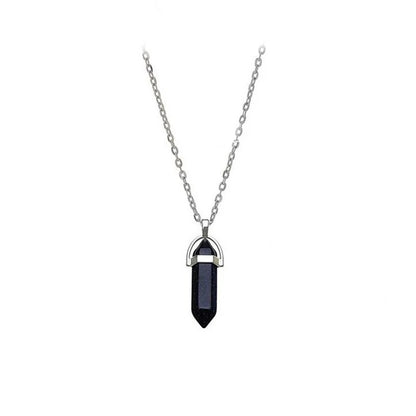 Fashion Pentagram Star Chakra Stones Pendant Necklace for Women Supernatural Vintage Jewelry Witchcraft Choker