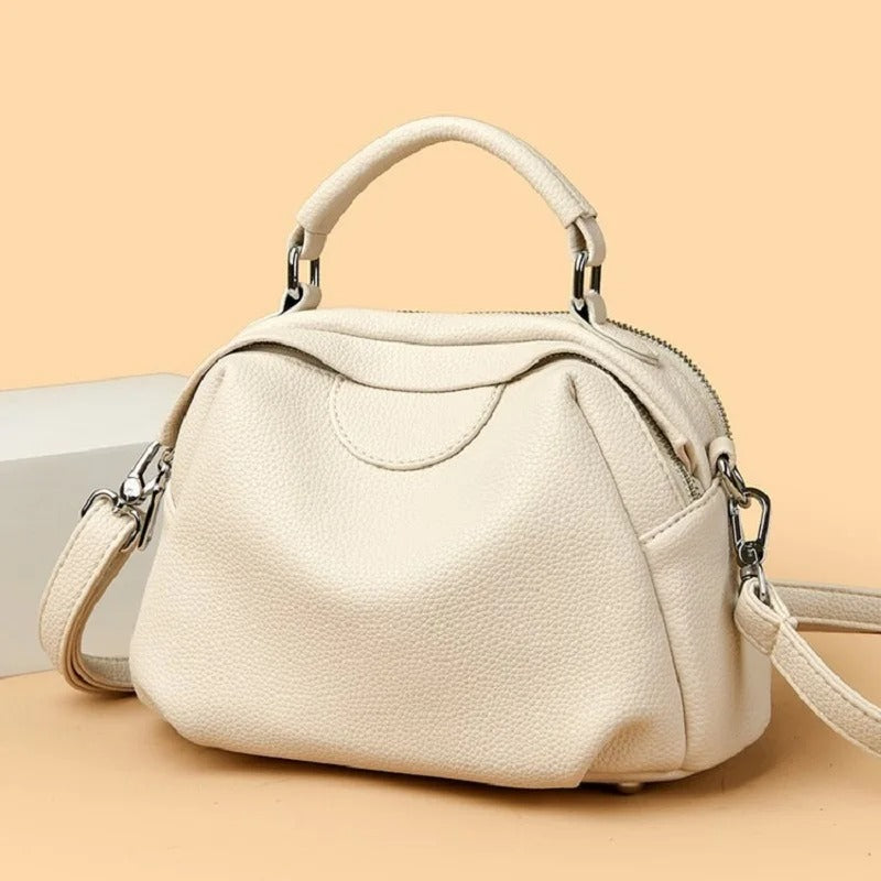 Women’s Boston Handbag Large PU Leather Shoulder & Crossbody Bag