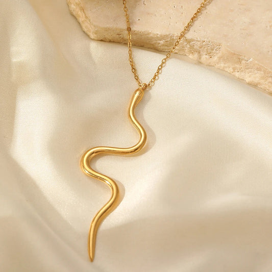 Stainless Steel Necklaces Fashion Pendant Chain Hip-Hop Trending Sweater Chain Necklace For Women Jewelry Gifts