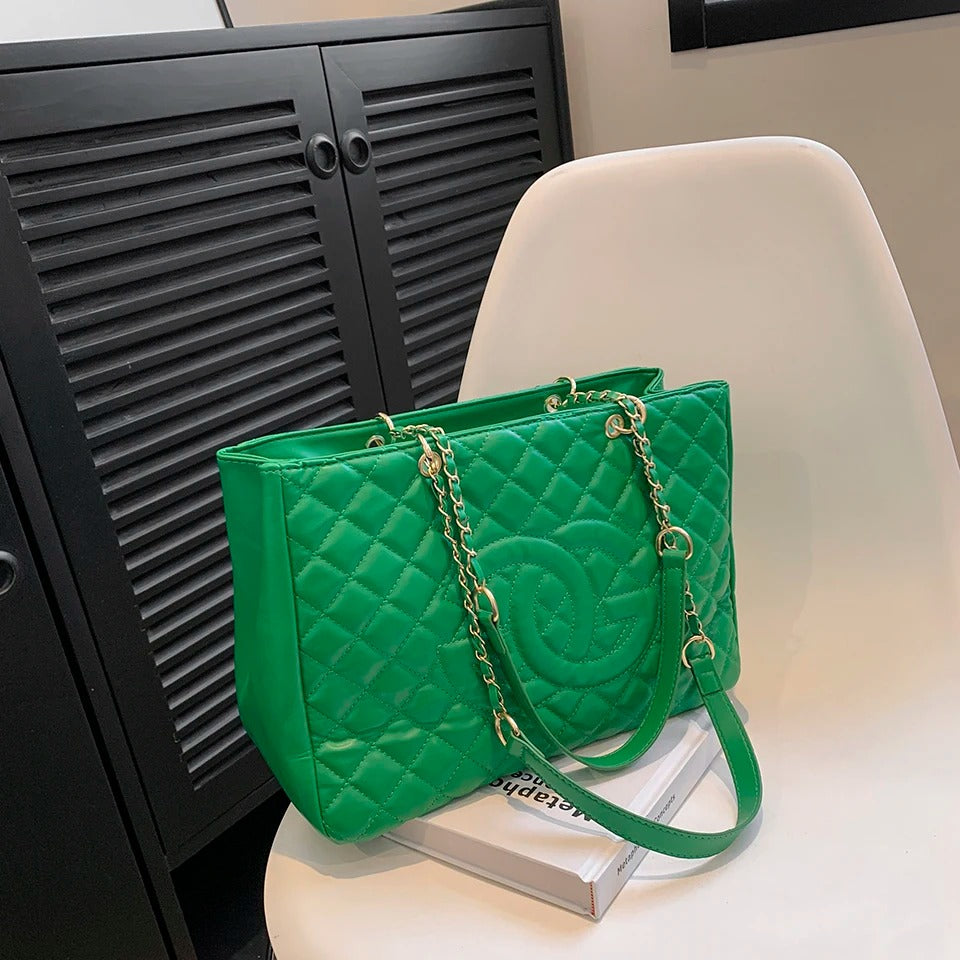 Paris Fashion Leather Zipper Shoulder Bag for Women