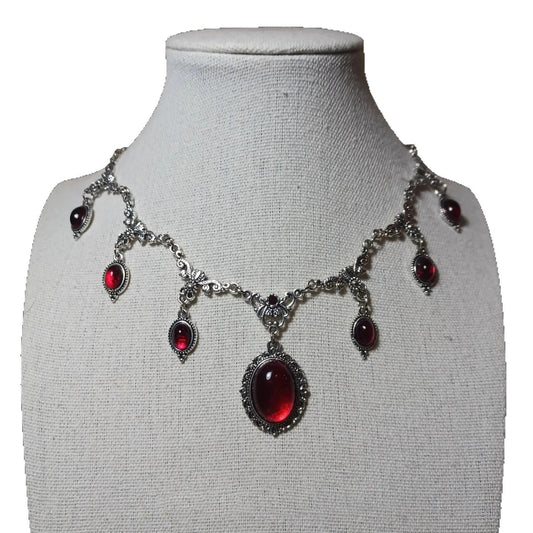 Vampire Choker, Gothic jewelry, Victoria, Retro, Butterfly, Blood Drop, Pagan, Witchcraft, Alternative, Necklace For Women