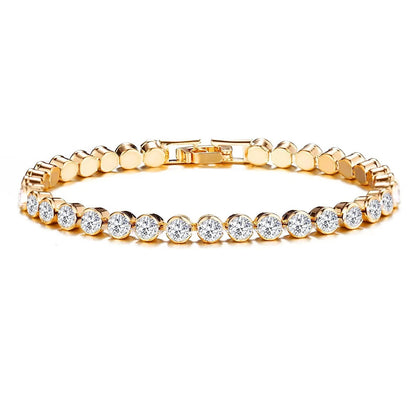 Women’s Cubic Zirconia Tennis Bracelet Wedding Gift Jewelry