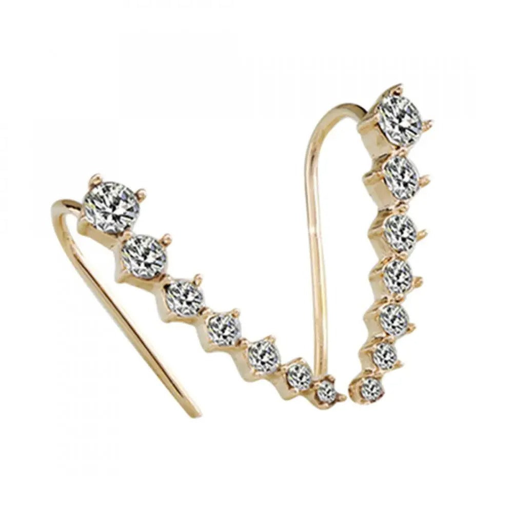 Fashion Stud Earrings for Women, Rhinestone Zircon Earrings, Ear Hook Jewelry