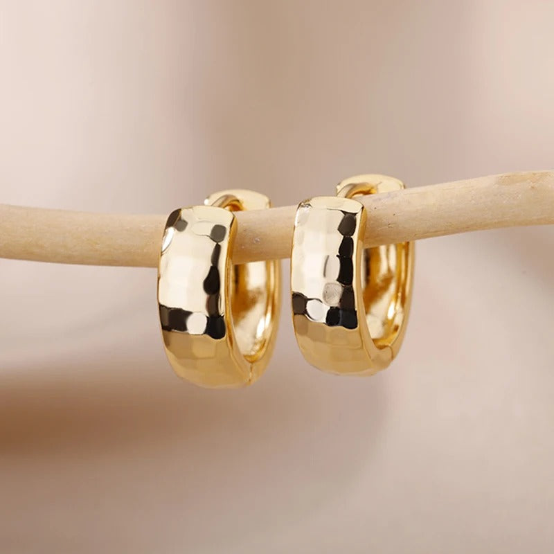 Gold Small Hoop Earrings Women Stainless Steel Silver Trend Jewelry