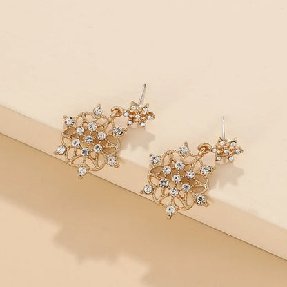 Long Tassel Star Dangle Earrings with Crystal for Women