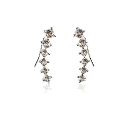 1PC Fashion Gold Color Rhinestone Ear Clip Earring for Women and Girls