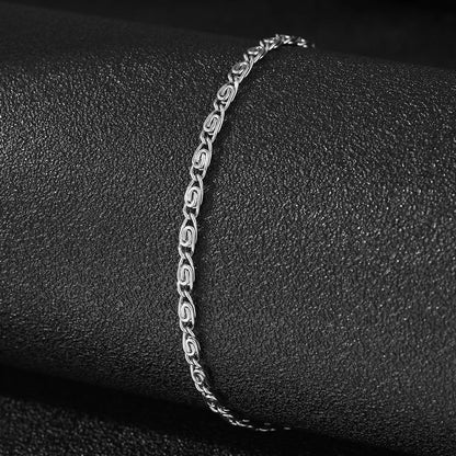 FTCY Stainless Steel Gold Chain Bracelet for Women Lightweight Luxury Elegant Jewelry