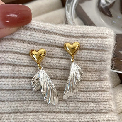 Elegant Sweet Gradient Fishtail Pearl Earrings for Ladies Party