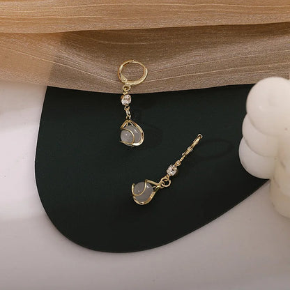 New Korean Acrylic Twisted Drop Earrings for Women