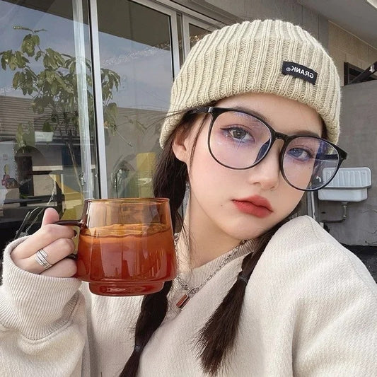 Anti Blue Light Square Glasses Transparent Blue Blocking Eyewear for Women & Men