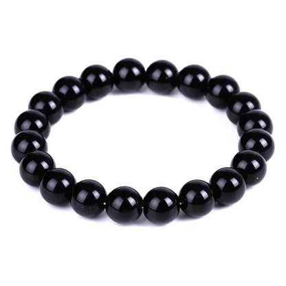 Black Obsidian Natural Stone Bracelet Anti-Anxiety Weight Loss