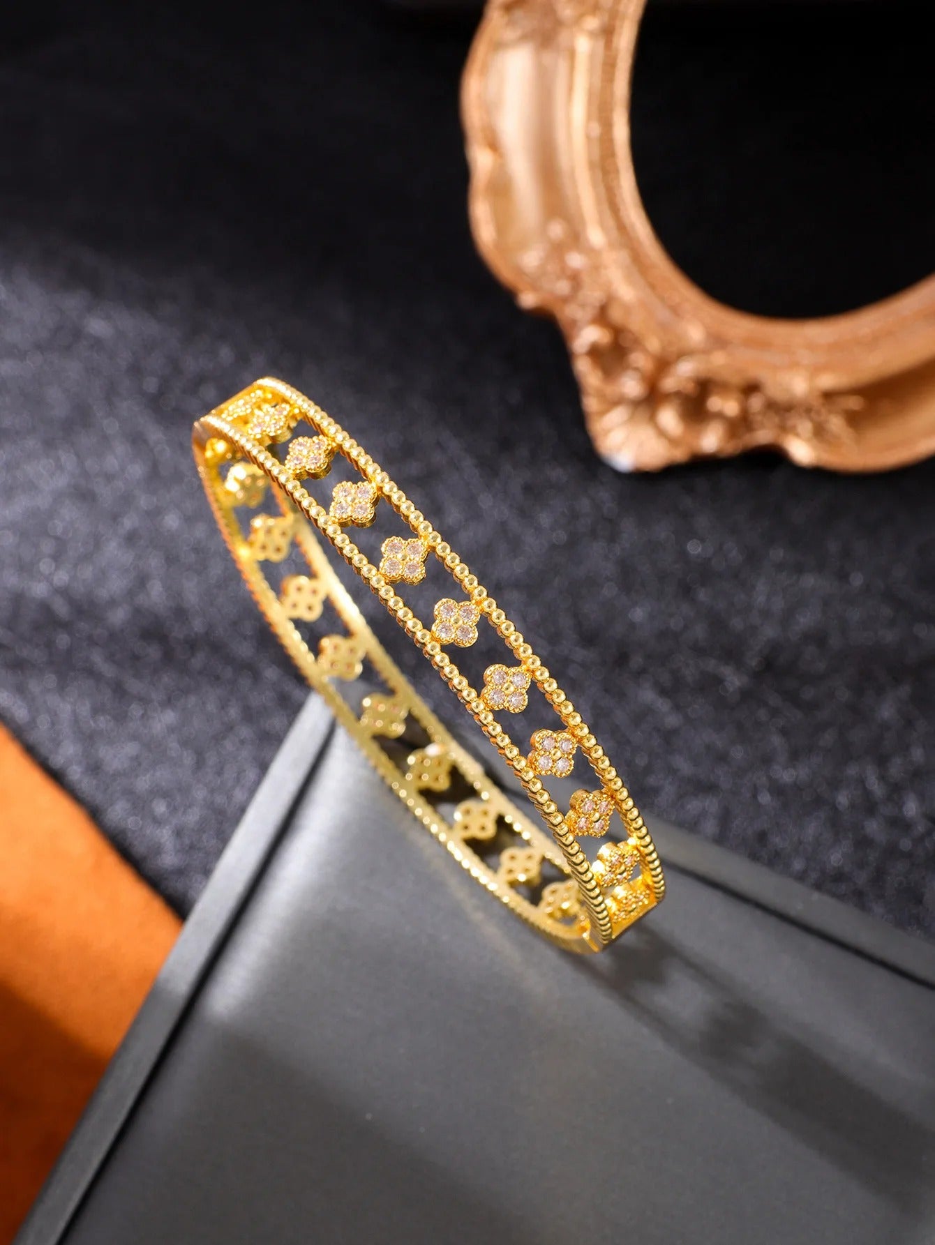 New Style South Korea Exquisite Simple Flower Bracelet Elegant Fashion All-match Bracelet Women's Jewelry