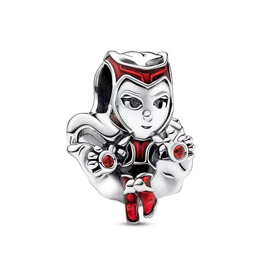 925 Sterling Silver Spider Hero Charm Pendant Bead Fit Original Bracelet DIY Movie Anime Character Jewelry Accessories