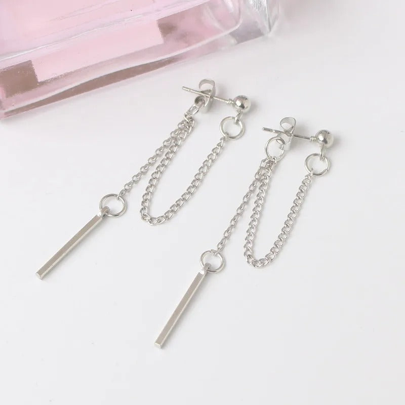 Women’s Simulated Pearl Tassel Drop Earrings Elegant Jewelry