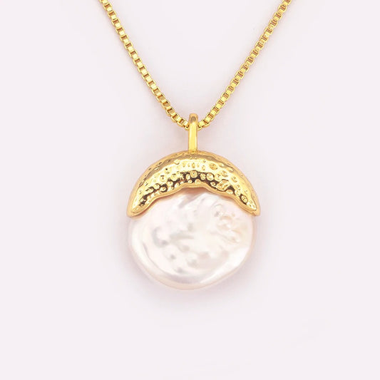 New Popular Fruit Shape Pearl Charm Pendant Necklace For Women Girls Daily Party Clavicle Chain Jewelry Accessories Gift