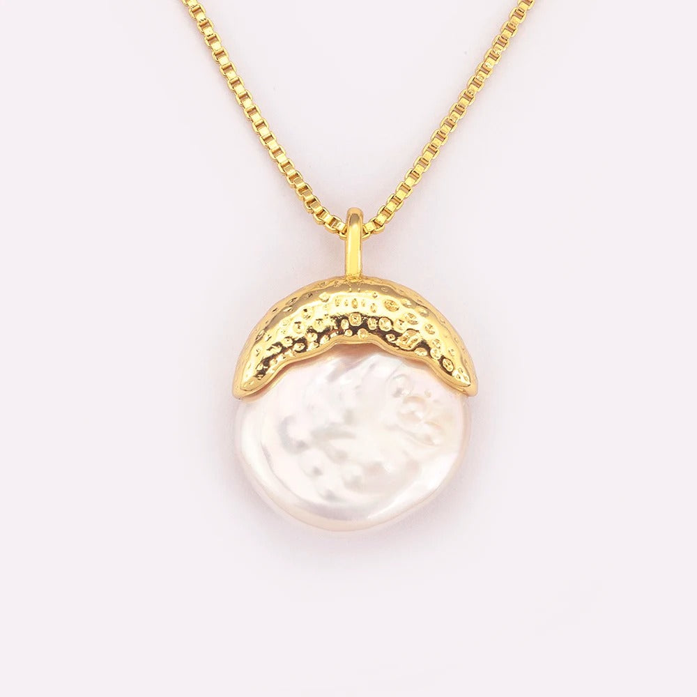 New Popular Fruit Shape Pearl Charm Pendant Necklace For Women Girls Daily Party Clavicle Chain Jewelry Accessories Gift