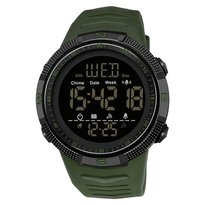 SANDA 6014 Top Brand Waterproof Men Watch Multifunctional Luminous Digital Wristwatch Outdoors Sports Student Watches Fashion