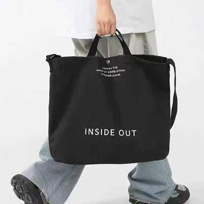 High Capacity Canvas Crossbody Bag for Women