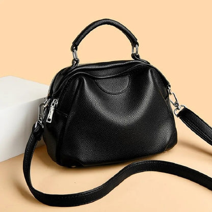 Women’s Boston Handbag Large PU Leather Shoulder & Crossbody Bag