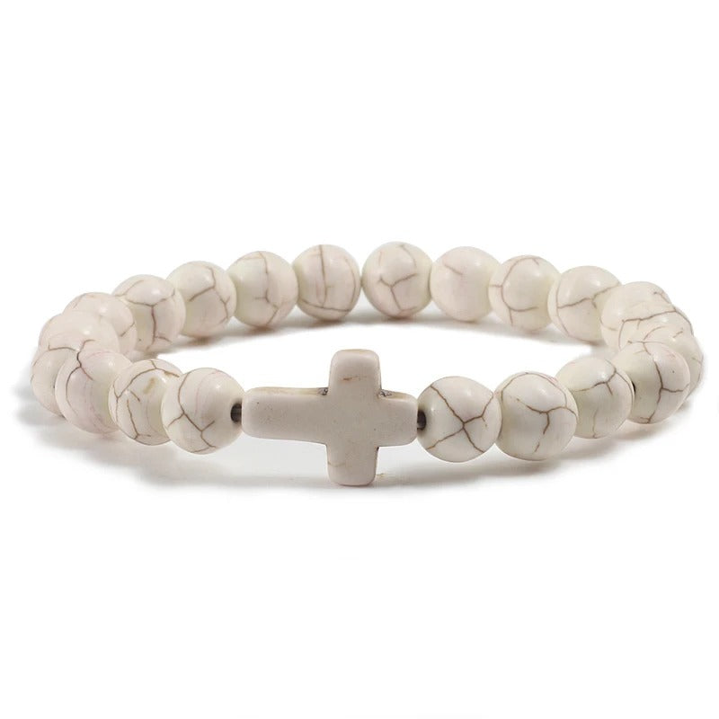 Women’s Matte Lava Bead Bracelet Fitness & Couple Charm Jewelry