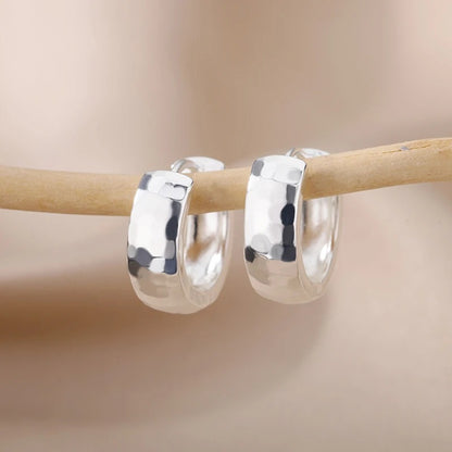 Gold Small Hoop Earrings Women Stainless Steel Silver Trend Jewelry