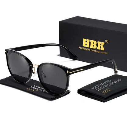 HBK Retro Cat Eye Polarized Sunglasses for Women