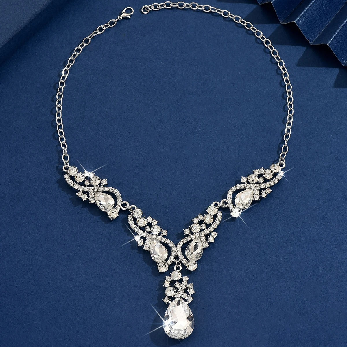 1PC Women's Fashion Trendy Water Drop Pendant Necklace Jewelry Suitable for Date, Party, Festival Gifts