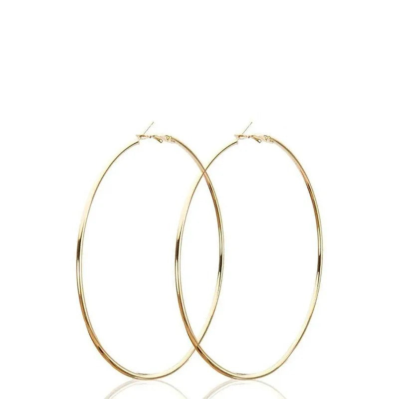 Circle Hoop Earrings for Women Men, Stainless Steel Ear Ring Fashion Jewelry Gift