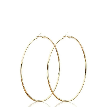 Circle Hoop Earrings for Women Men, Stainless Steel Ear Ring Fashion Jewelry Gift