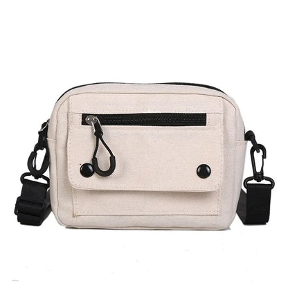 Trendy Mini Canvas Shoulder Bag Korean Style Women’s Crossbody