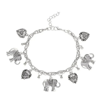 Delysia King Elephant Anklet Summer Beach Chain for Women & Men