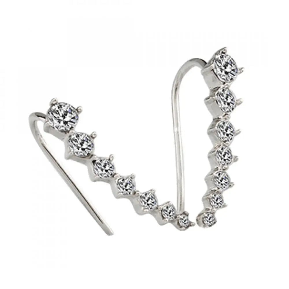Fashion Stud Earrings for Women, Rhinestone Zircon Earrings, Ear Hook Jewelry