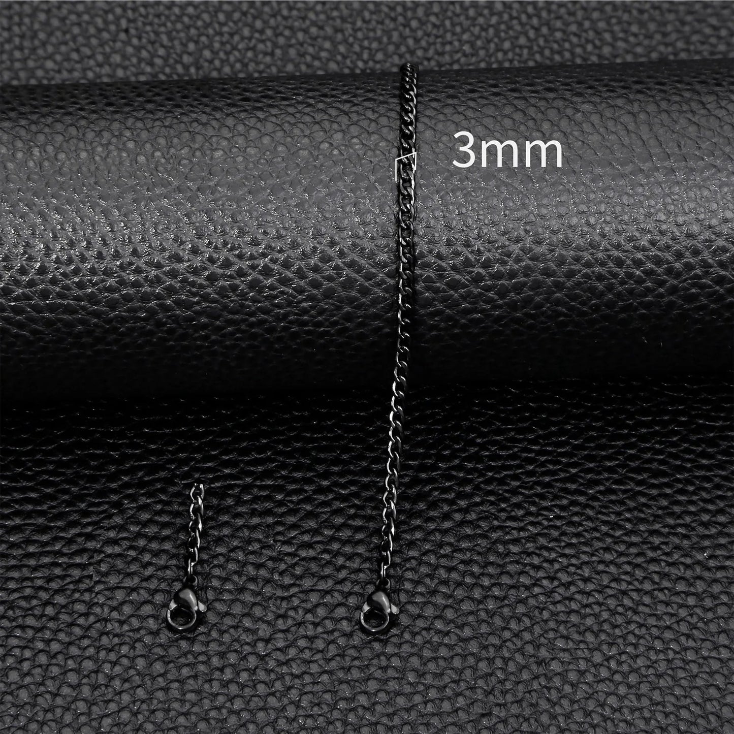 Gold Stainless Steel Cuban Bracelet Simple Chain Jewelry for Women & Men