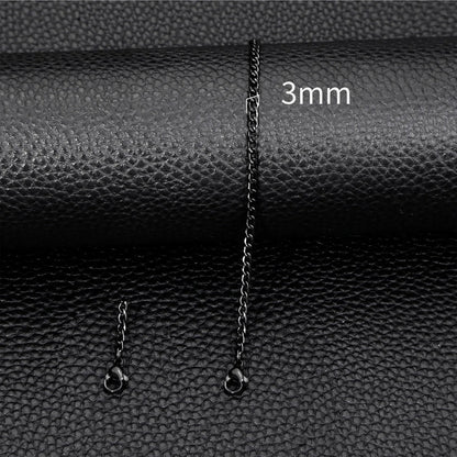Gold Stainless Steel Cuban Bracelet Simple Chain Jewelry for Women & Men