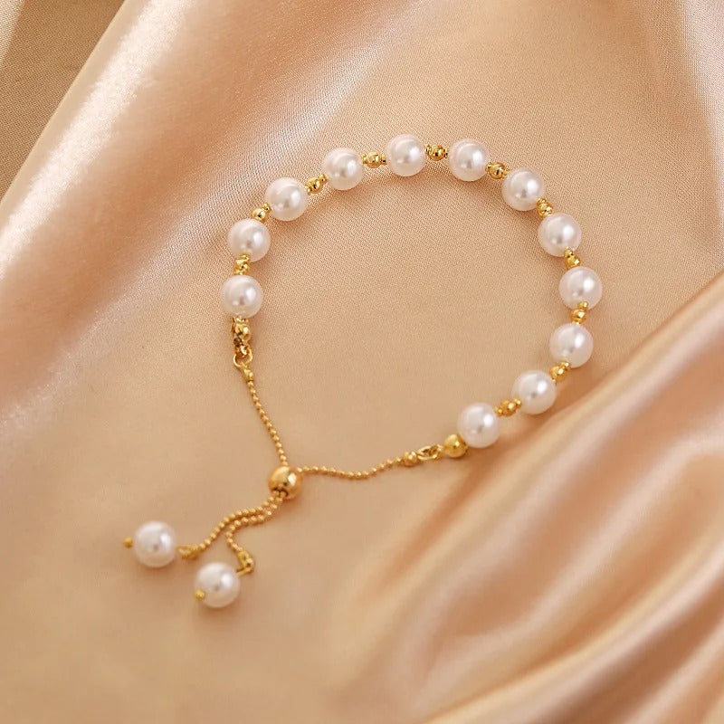 2025 New Korea New Fashion Star Simple Vintage Pendant Bracelet Woman Stainless Steel Bracelet Luxury Original Jewelry