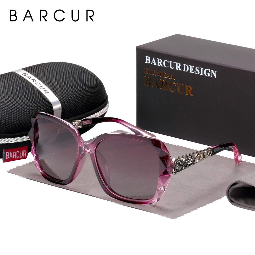 BARCUR Polarized Gradient Sunglasses for Women UV400