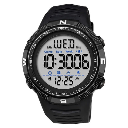 SANDA 6014 Top Brand Waterproof Men Watch Multifunctional Luminous Digital Wristwatch Outdoors Sports Student Watches Fashion