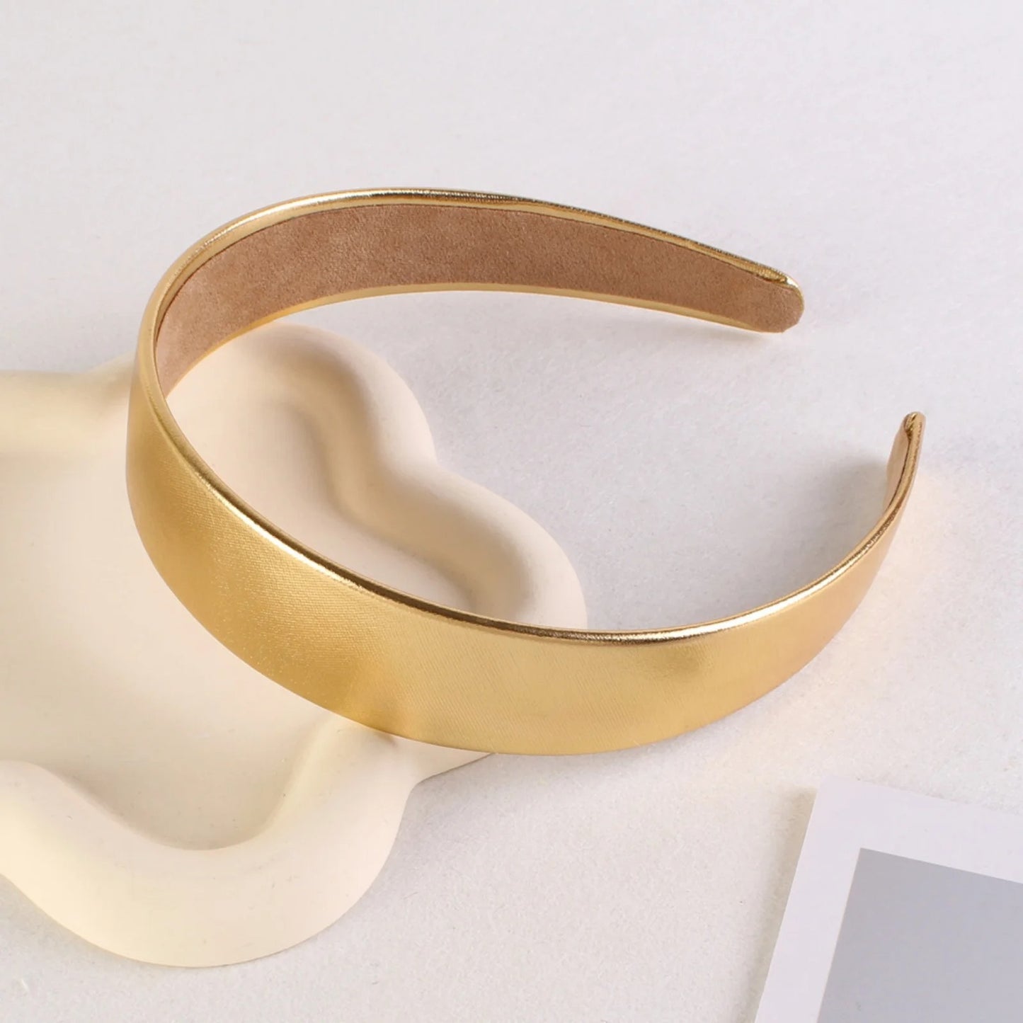 Gold & Silver Metallic Headband Set for Women