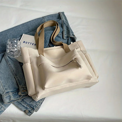 Foldable Nylon Tote Bag Women’s Shoulder & Handbag for Work