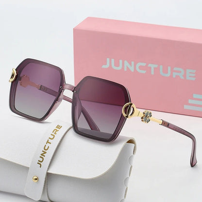 JUNCTURE Polarized Square Sunglasses for Women