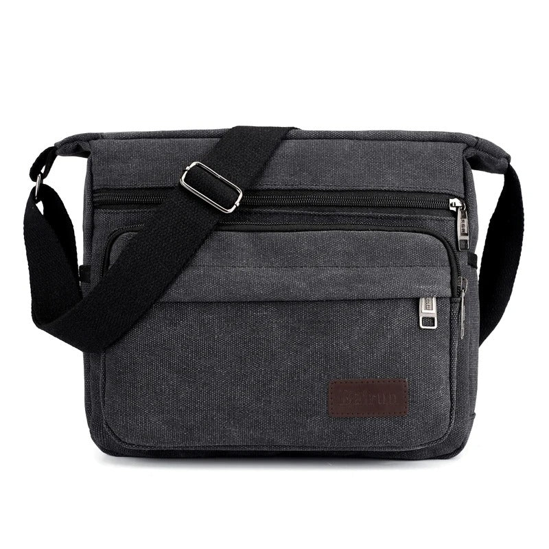 Retro Canvas Crossbody Travel and Sports Bag