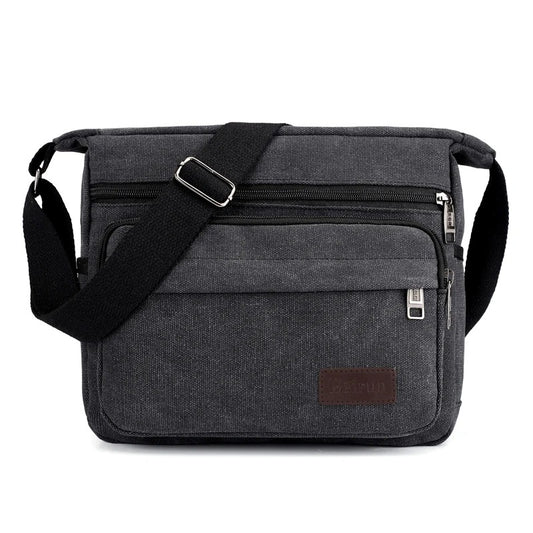 Retro Canvas Crossbody Travel and Sports Bag