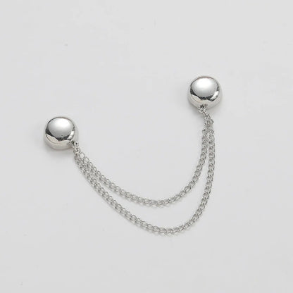 Exquisite Chain Brooch Buckle Magnetic Clothing Clips Nail free Clothes Scarf Trouser Legs Cuff Buckle Buttons Sewing Supply
