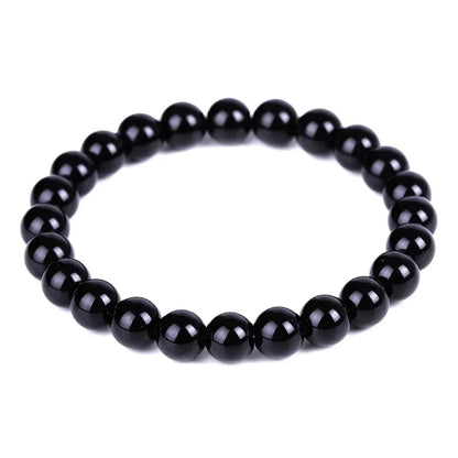 Black Obsidian Natural Stone Bracelet Anti-Anxiety Weight Loss